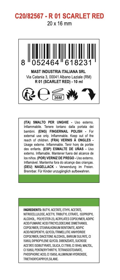 smalto scarlet red