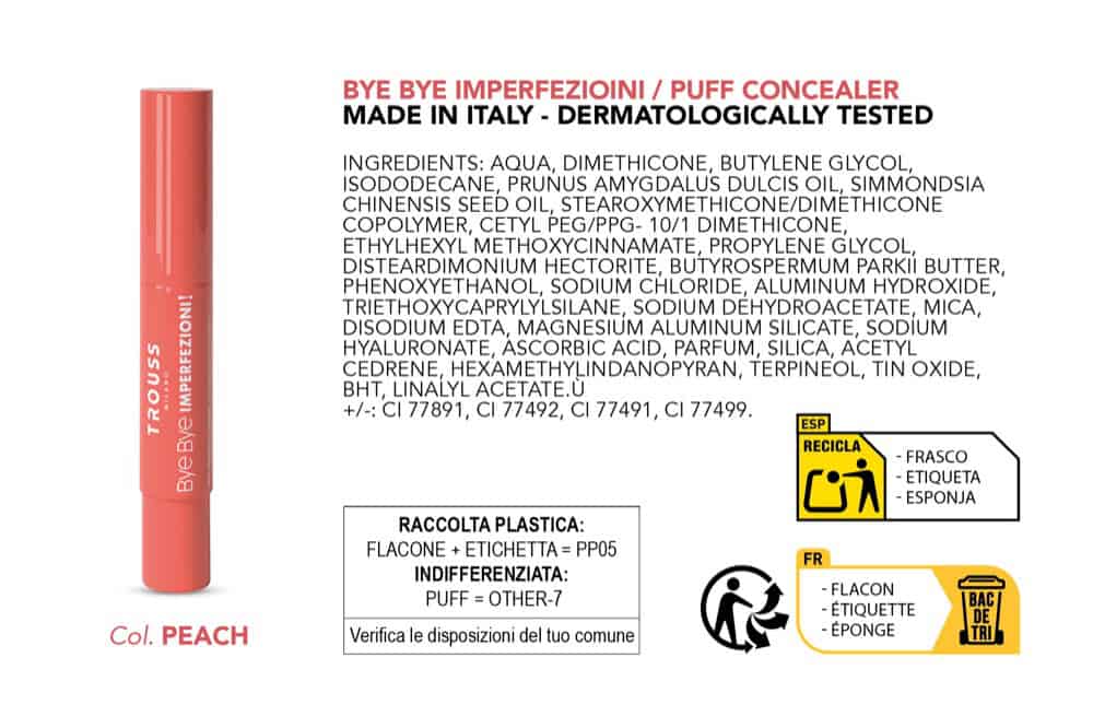 puff concealer bye bye imperfezioni peach