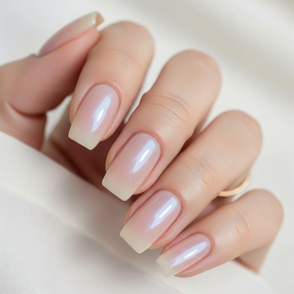 nail art naturale glazed donut