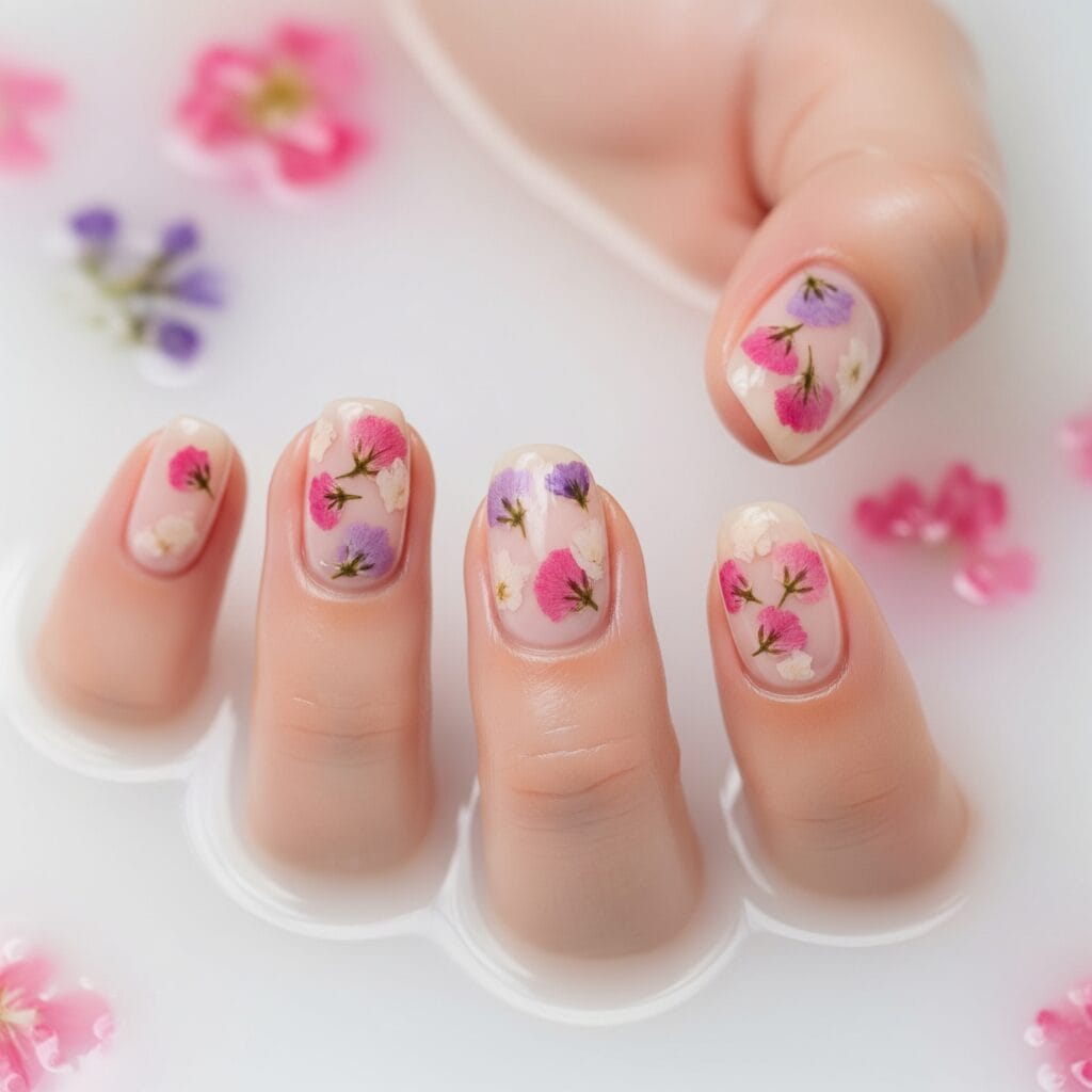 unghie naturali milk