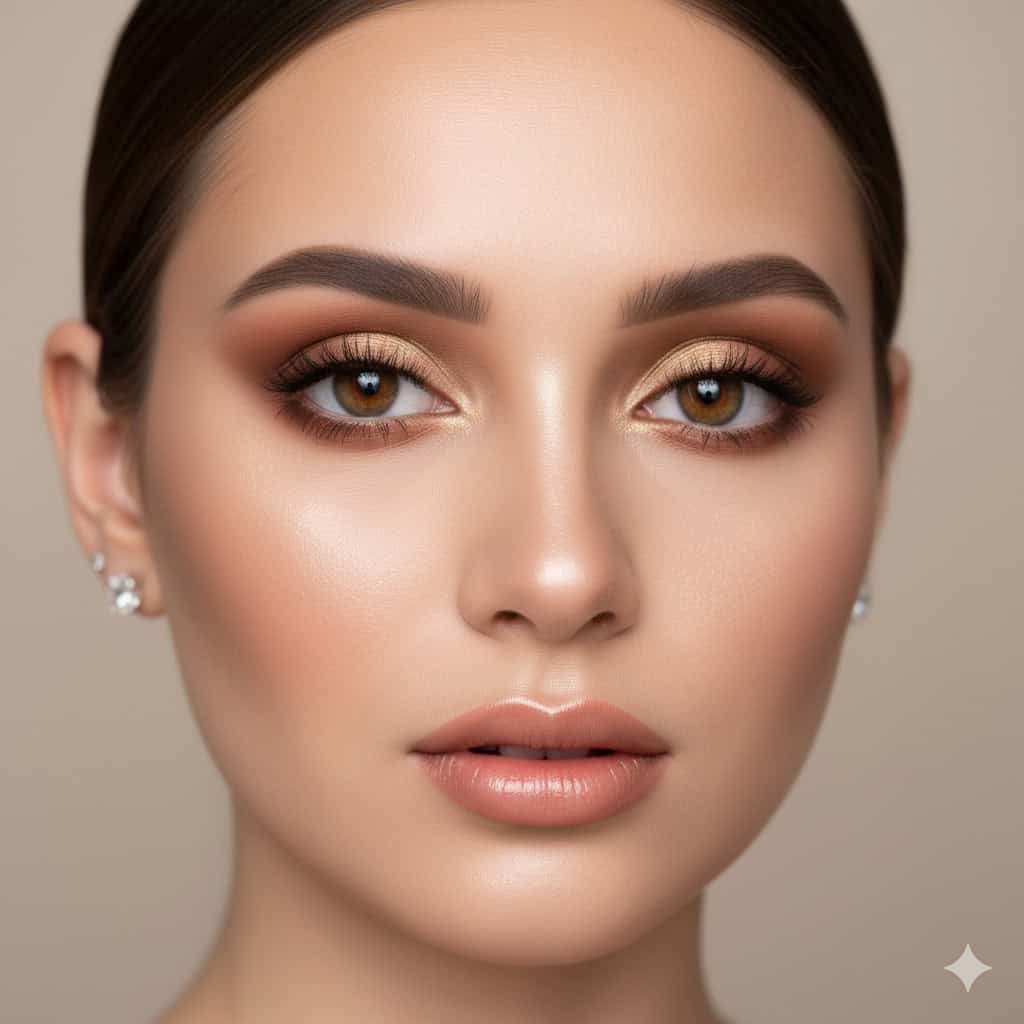 trucco natale semplice e brillante