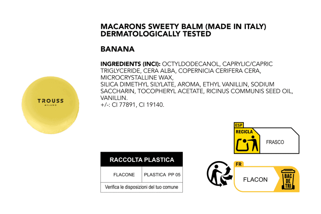 sweety balm macarons banana