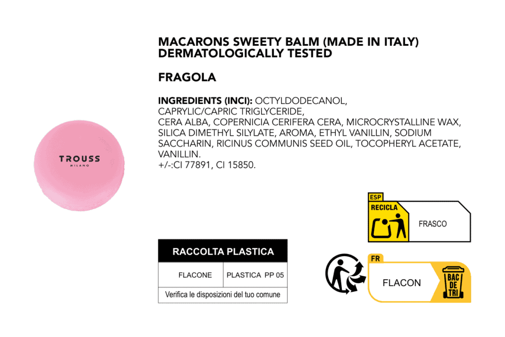 sweety balm macarons fragola